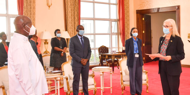 President Museveni welcomes new ambassadors