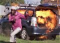Motorist sets own car ablaze out of anger, police investigates intentions