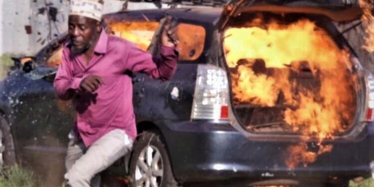 Motorist sets own car ablaze out of anger, police investigates intentions