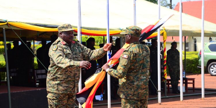 Uganda’s contingent in Rwanda for the EAC Field Training Exercise  