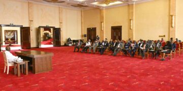 President Museveni holds talks with UMA officials on boosting the textile industry  