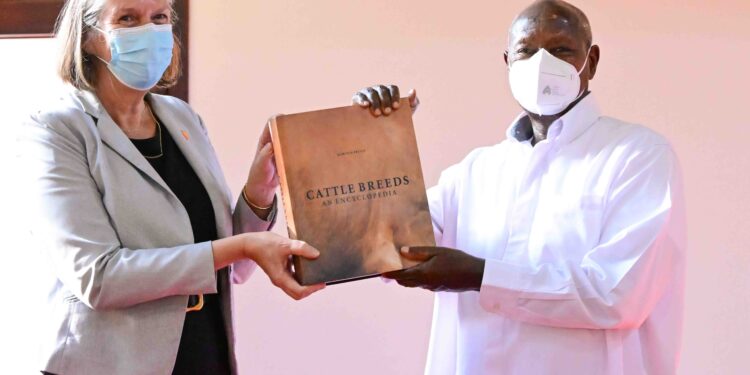 President Museveni bids farewell to outgoing Ambassador of Netherlands to Uganda