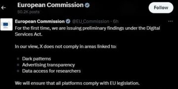 X’s blue tick accounts deceive users-EU Commission