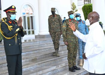 Ethiopian military delegation pays courtesy call to President Museveni